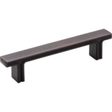Jeffrey Alexander - 96 mm Center-to-Center Brushed Oil Rubbed Bronze Square Anwick Cabinet Pull - Brushed Oil Rubbed Bronze