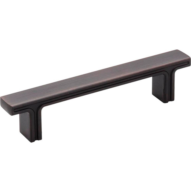 Jeffrey Alexander - 96 mm Center-to-Center Brushed Oil Rubbed Bronze Square Anwick Cabinet Pull - Brushed Oil Rubbed Bronze