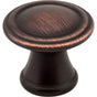Jeffrey Alexander - 1-3/16'' Diameter Brushed Oil Rubbed Bronze Cordova Cabinet Knob - Brushed Oil Rubbed Bronze