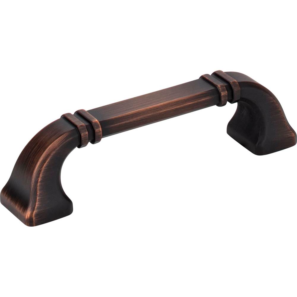 Jeffrey Alexander - 96 mm Center-to-Center Brushed Oil Rubbed Bronze Ella Cabinet Pull - Brushed Oil Rubbed Bronze