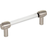 Jeffrey Alexander - 96 mm Center-to-Center Satin Nickel Carmen Cabinet Bar Pull - Satin Nickel