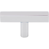 2-1/4'' Polished Chrome Dominique Cabinet ''T'' Knob
