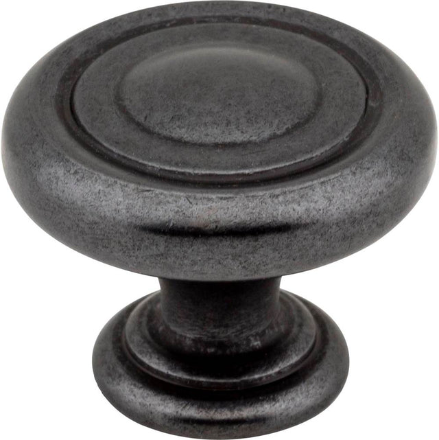 Jeffrey Alexander - 1-1/4'' Diameter Gun Metal Bremen 1 Cabinet Knob - Gun Metal