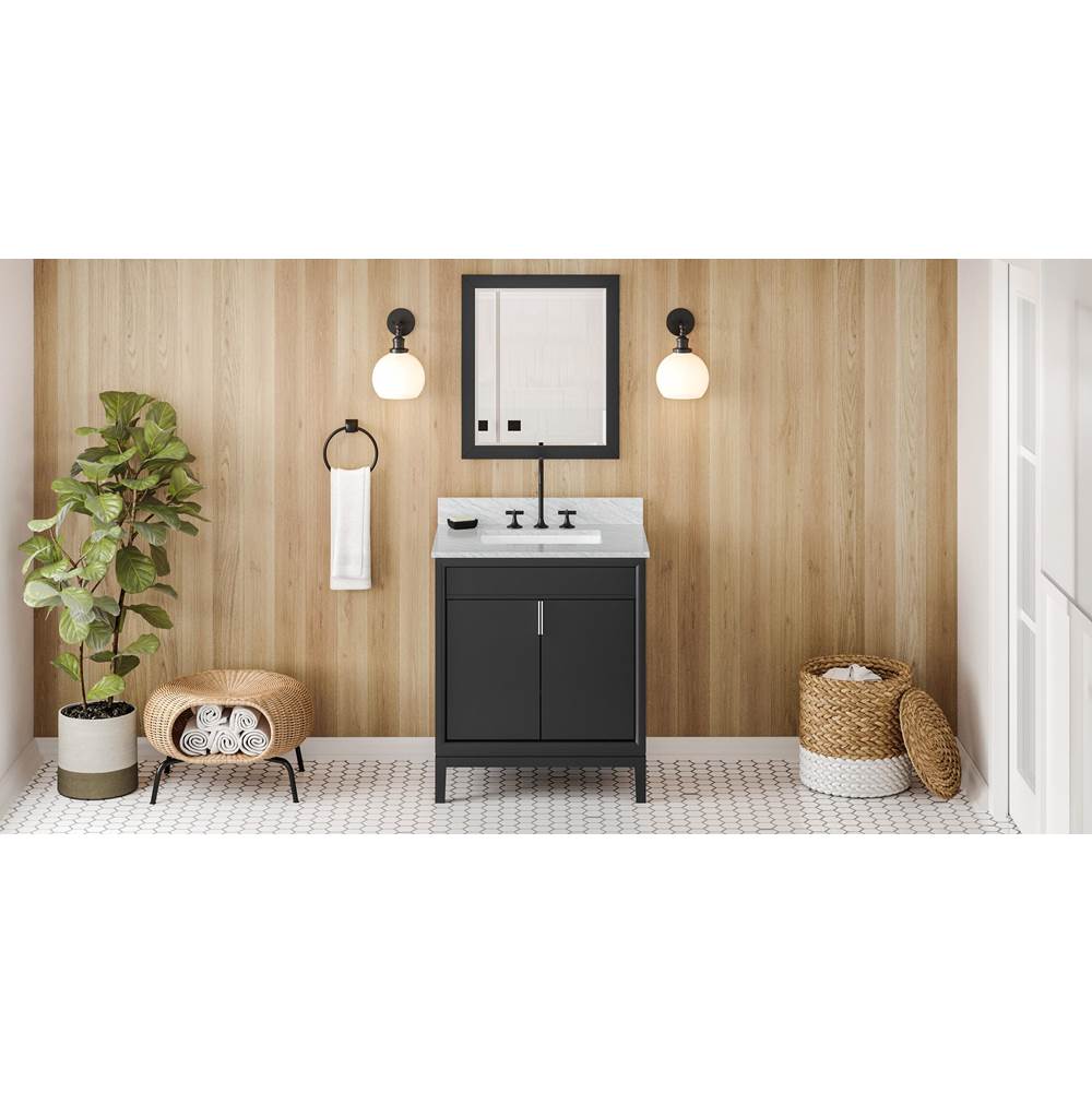 Jeffrey Alexander - 30'' Black Theodora Vanity - Black