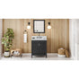 Jeffrey Alexander - 30'' Black Theodora Vanity - Black