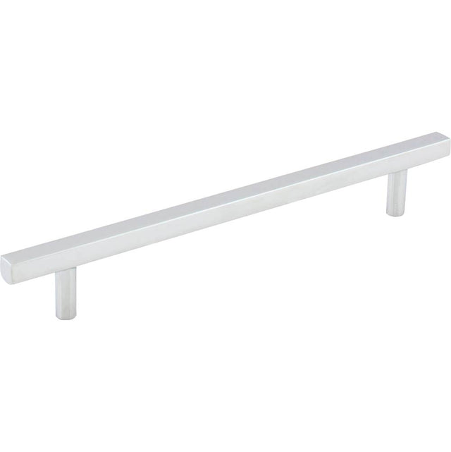 Jeffrey Alexander - 160 mm Center-to-Center Polished Chrome Square Dominique Cabinet Bar Pull - Polished Chrome