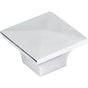 Jeffrey Alexander - 1-1/4'' Overall Length Polished Chrome Pyramid Cairo Cabinet Knob - Polished Chrome