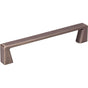Jeffrey Alexander - 128 mm Center-to-Center Brushed Pewter Square Boswell Cabinet Pull - Brushed Pewter