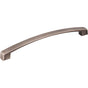 Jeffrey Alexander - 192 mm Center-to-Center Brushed Pewter Merrick Cabinet Pull - Brushed Pewter