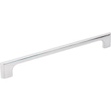 Jeffrey Alexander - 224 mm Center-to-Center Polished Chrome Asymmetrical Leyton Cabinet Pull - Polished Chrome