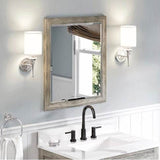 Jeffrey Alexander - 26 W x 1'' D x 28'' H Weathered Grey Cade mirror - Weathered Grey