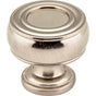 Jeffrey Alexander - 1-3/16'' Diameter Satin Nickel Barrel Bremen 2 Cabinet Knob - Satin Nickel