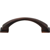 96 mm Center-to-Center Brushed Gold Arched Roman Cabinet Pull