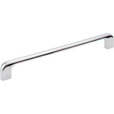 Jeffrey Alexander - 192 mm Center-to-Center Polished Chrome Alvar Cabinet Pull - Polished Chrome