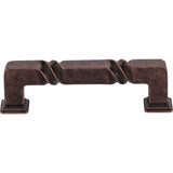 96 mm Center-to-Center Distressed Oil Rubbed Bronze Rustic Twist Tahoe Cabinet Pull