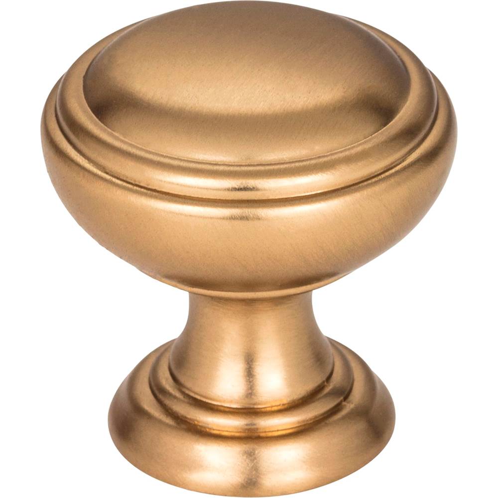 Jeffrey Alexander - 1-1/4'' Diameter Satin Bronze Tiffany Cabinet Knob - Satin Bronze