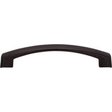 128 mm Center-to-Center Matte Black Square Merrick Cabinet Pull