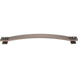 12'' Center-to-Center Distressed Pewter Square Delmar Appliance Handle