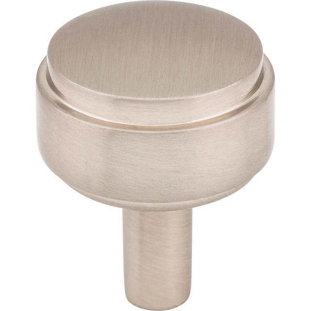 Jeffrey Alexander - 1-1/8'' Diameter Satin Nickel Hayworth Cabinet Knob - Satin Nickel