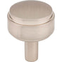Jeffrey Alexander - 1-1/8'' Diameter Satin Nickel Hayworth Cabinet Knob - Satin Nickel