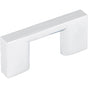 Jeffrey Alexander - 32 mm Center-to-Center Polished Chrome Square Sutton Cabinet Bar Pull - Polished Chrome