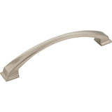 Jeffrey Alexander - 160 mm Center-to-Center Satin Nickel Arched Roman Cabinet Pull - Satin Nickel