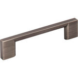 Jeffrey Alexander - 96 mm Center-to-Center Brushed Pewter Square Sutton Cabinet Bar Pull - Brushed Pewter