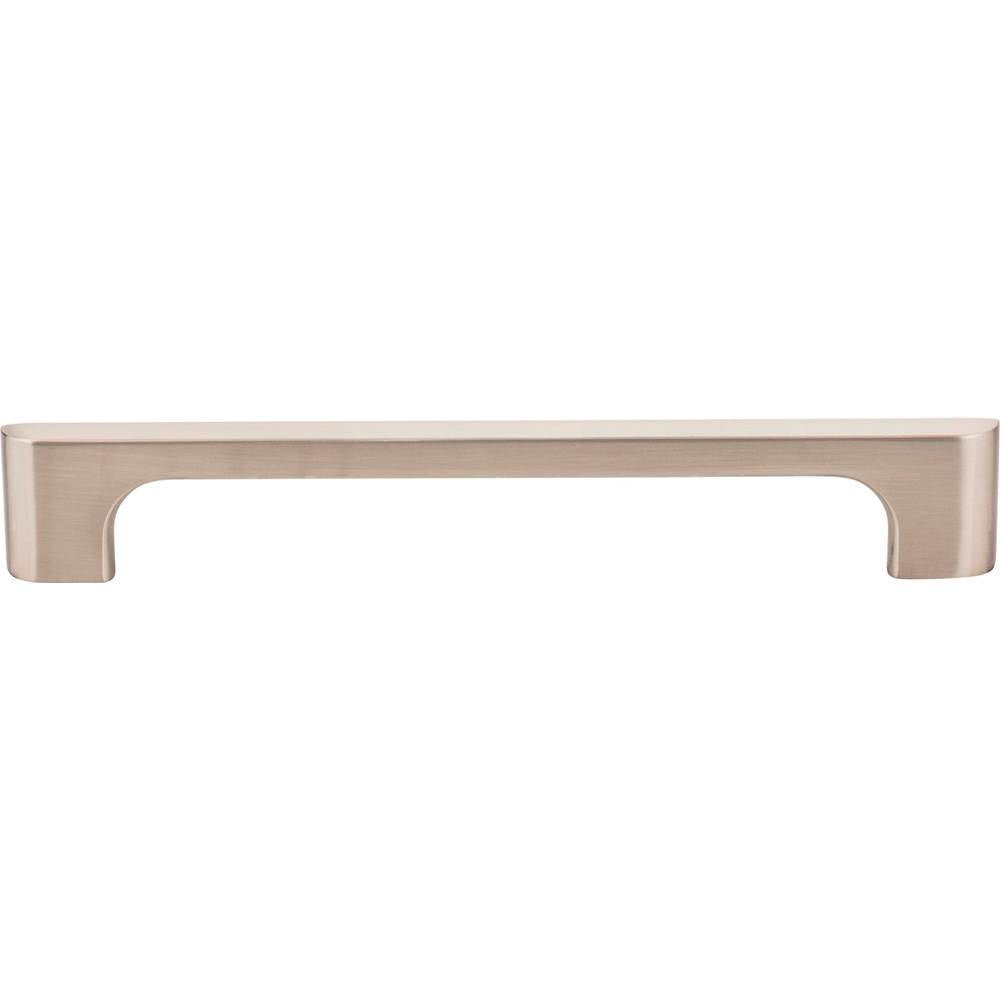 160 mm Center-to-Center Satin Nickel Asymmetrical Leyton Cabinet Pull