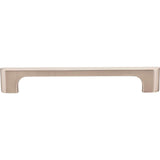 160 mm Center-to-Center Satin Nickel Asymmetrical Leyton Cabinet Pull