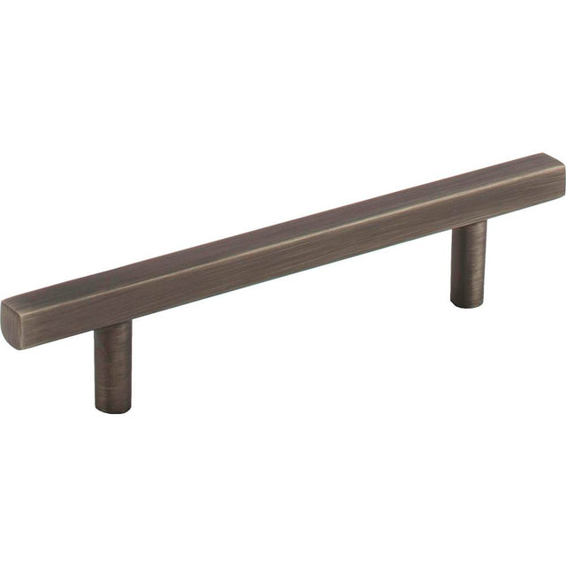 Jeffrey Alexander - 96 mm Center-to-Center Brushed Pewter Square Dominique Cabinet Bar Pull - Brushed Pewter