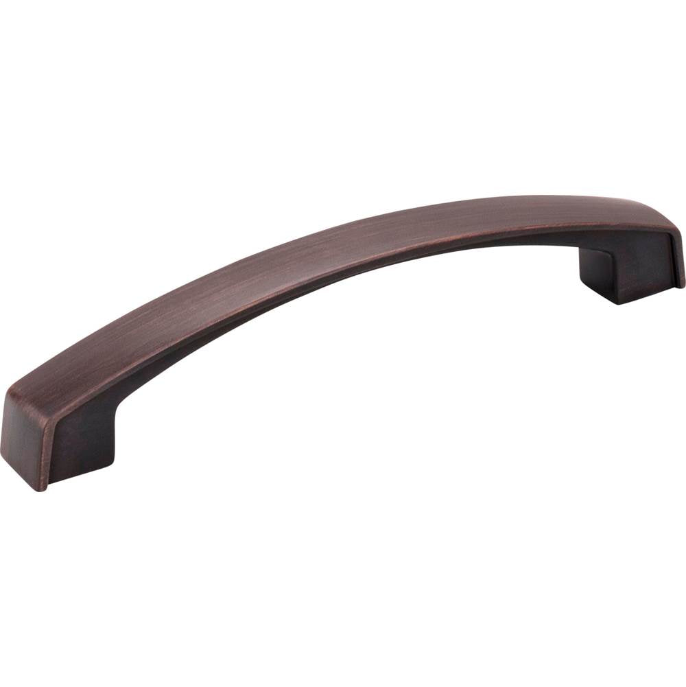 Jeffrey Alexander - 128 mm Center-to-Center Brushed Oil Rubbed Bronze Square Merrick Cabinet Pull - Brushed Oil Rubbed Bronze
