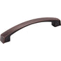 Jeffrey Alexander - 128 mm Center-to-Center Brushed Oil Rubbed Bronze Square Merrick Cabinet Pull - Brushed Oil Rubbed Bronze