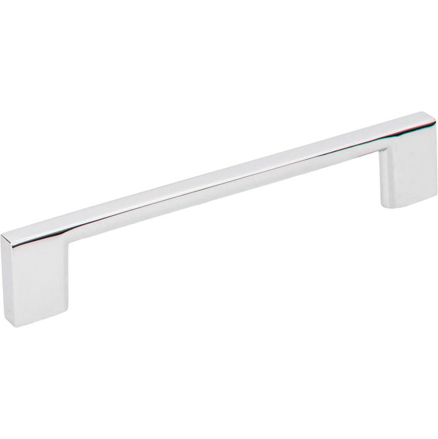 Jeffrey Alexander - 128 mm Center-to-Center Polished Chrome Square Sutton Cabinet Bar Pull - Polished Chrome