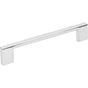 Jeffrey Alexander - 128 mm Center-to-Center Polished Chrome Square Sutton Cabinet Bar Pull - Polished Chrome