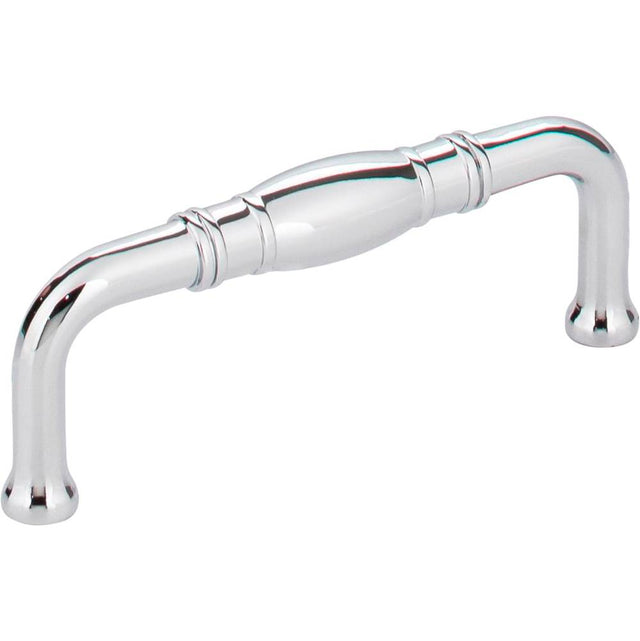 Jeffrey Alexander - 3'' Center-to-Center Polished Chrome Durham Cabinet Pull - Polished Chrome