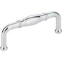 Jeffrey Alexander - 3'' Center-to-Center Polished Chrome Durham Cabinet Pull - Polished Chrome