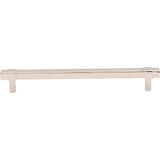 192 mm Center-to-Center Polished Nickel Square Zane Cabinet Pull