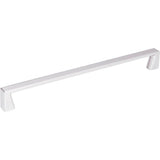 Jeffrey Alexander - 224 mm Center-to-Center Polished Chrome Square Boswell Cabinet Pull - Polished Chrome