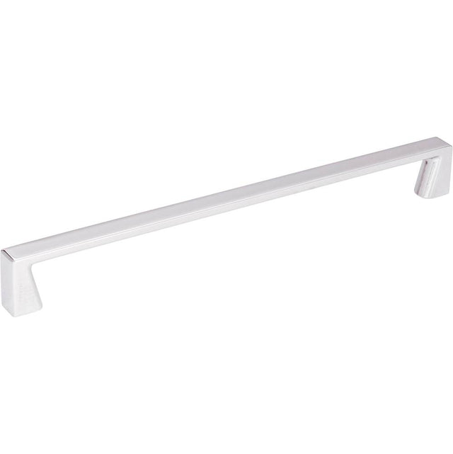 Jeffrey Alexander - 224 mm Center-to-Center Polished Chrome Square Boswell Cabinet Pull - Polished Chrome