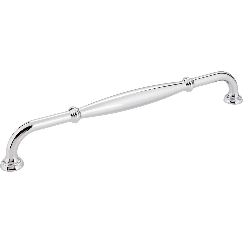 Jeffrey Alexander - 12'' Center-to-Center Polished Chrome Tiffany Appliance Handle - Polished Chrome