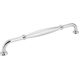 Jeffrey Alexander - 12'' Center-to-Center Polished Chrome Tiffany Appliance Handle - Polished Chrome