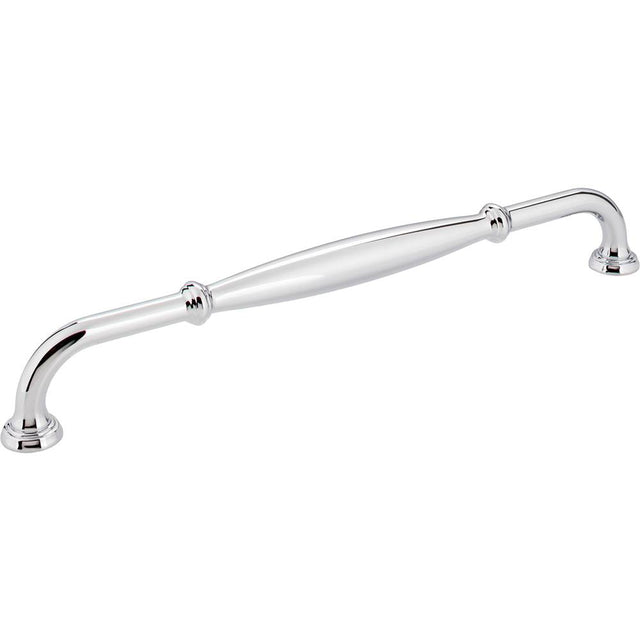 Jeffrey Alexander - 12'' Center-to-Center Polished Chrome Tiffany Appliance Handle - Polished Chrome