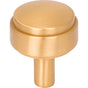 Jeffrey Alexander - 1-1/8'' Diameter Brushed Gold Hayworth Cabinet Knob - Brushed Gold
