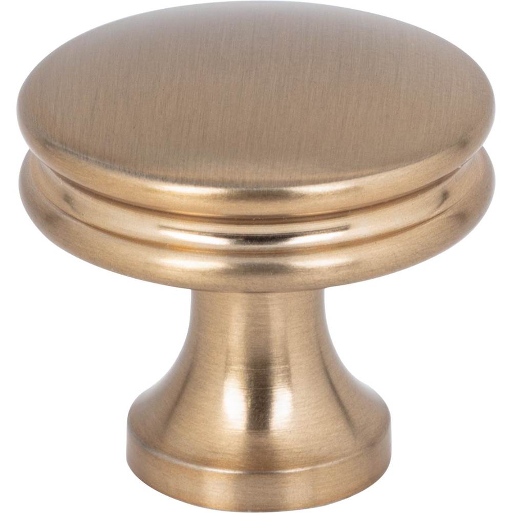 Jeffrey Alexander - 1-1/4'' Diameter Satin Bronze Marie Cabinet Knob - Satin Bronze