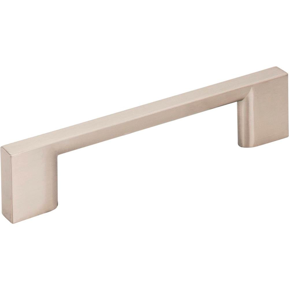 Jeffrey Alexander - 96 mm Center-to-Center Satin Nickel Square Sutton Cabinet Bar Pull - Satin Nickel