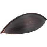 Jeffrey Alexander - 96 mm Center-to-Center Brushed Oil Rubbed Bronze Bordeaux Cabinet Cup Pull - Brushed Oil Rubbed Bronze