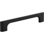 Jeffrey Alexander - 128 mm Center-to-Center Matte Black Asymmetrical Leyton Cabinet Pull - Matte Black
