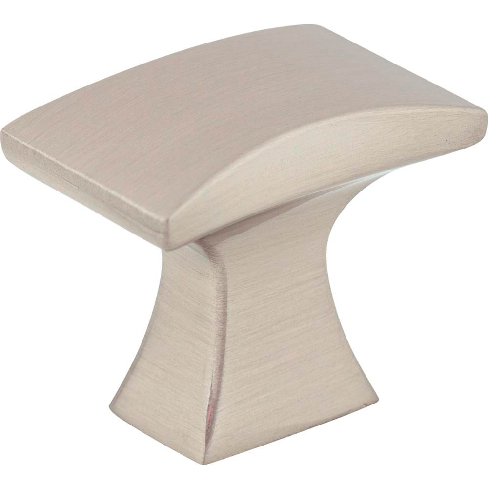 Jeffrey Alexander - 1-1/4'' Overall Length Satin Nickel Flared Philip Cabinet Knob - Satin Nickel