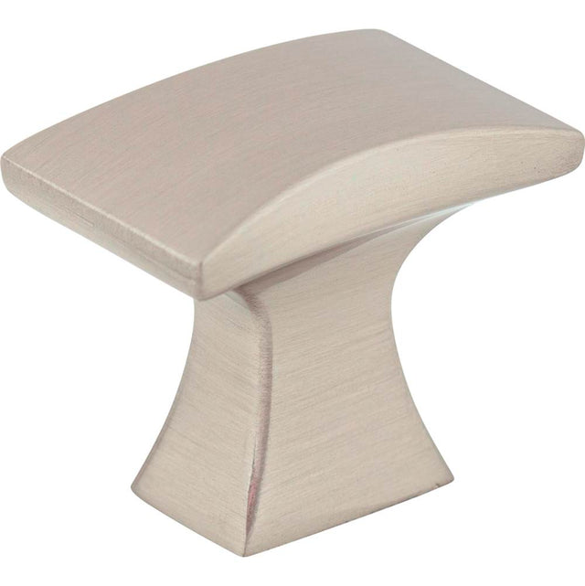 Jeffrey Alexander - 1-1/4'' Overall Length Satin Nickel Flared Philip Cabinet Knob - Satin Nickel