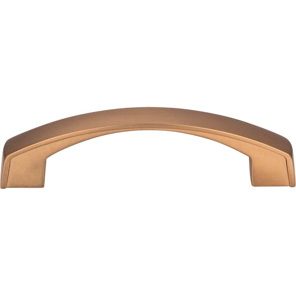 96 mm Center-to-Center Satin Bronze Merrick Cabinet Pull